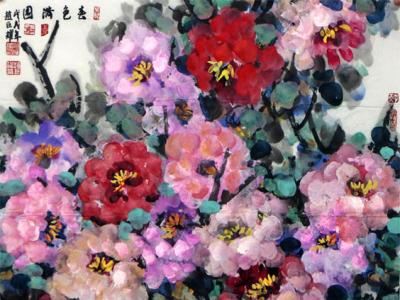色彩斑斕 熱烈整飭——趙巨耀先生畫作參展“成功美術館?2019名家書畫全國巡展”新疆展覽賞析