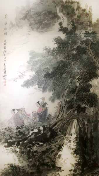 林泉高士賦詩情——“含英咀華 品味經典?成功美術館2018年度名家書畫精品典藏” 顧平作品賞析