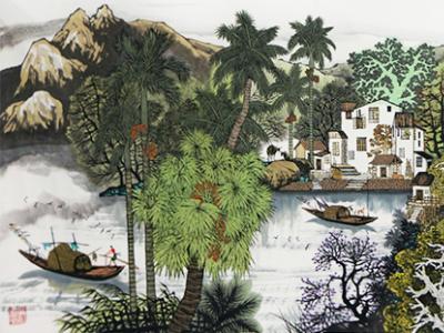 山川秀美 情韻冶心——鄧子芳作品“成功美術館2018年度名家書畫精品典藏”線上賞析