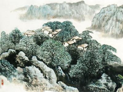 青綠山水賦華章——王威山水畫“2018年度名家書畫精品典藏”線上賞析