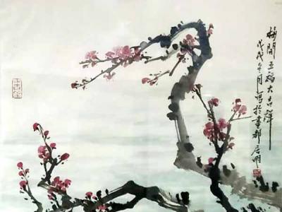 一樹紅梅迎春笑——王居明佳作在“成功美術館全國名家書畫?迎新春展”上受熱捧