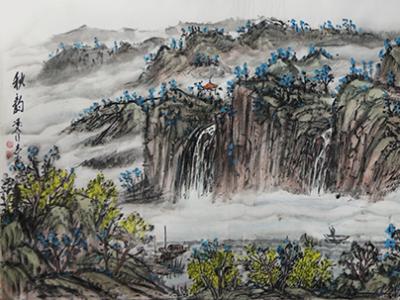 墨韻丹青寫河山——凌行志先生參展“成功美術館2019年名家書畫全國巡展?青島站”畫作