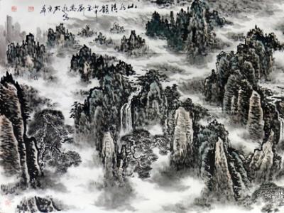 煙籠群山 墨寫風華——劉萬秋先生參展“成功美術館2019年名家書畫全國巡展?煙臺展”畫作欣賞