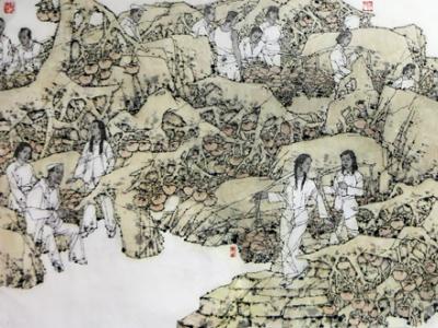 筆墨彰顯人文精神——閻真畫作參展“成功美術館2019·名家書畫全國巡展”沈陽展