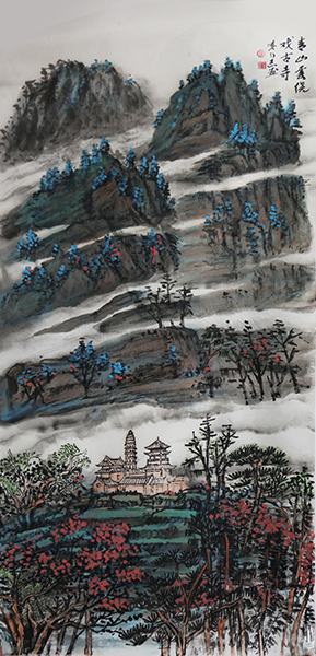 水墨灑脫寫山河氣韻——凌行志先生參展“成功美術館2019年名家書畫全國巡展?沈陽站”畫作欣賞