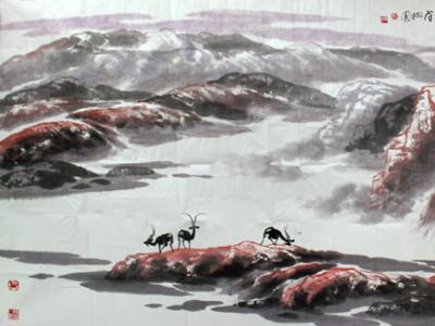 高原雪韻——白墨先生參展“成功美術館2019年名家書畫全國巡展?沈陽展”畫作欣賞