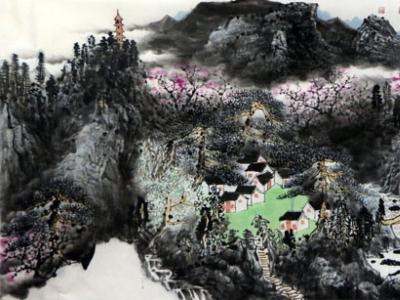 筆墨沉雄 境界深邃——胡九軍“成功美術館2019·名家書畫全國巡展”沈陽展作品欣賞