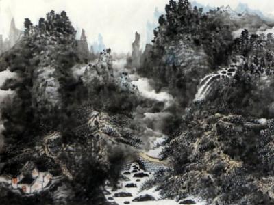 賦情山水 謳歌人生——胡九軍山水畫淺析