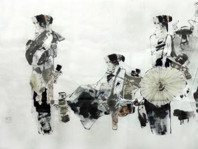 線條舞動 風情動人——陳永樂“成功美術館2019·名家書畫精品全國巡展”重慶展作品欣賞