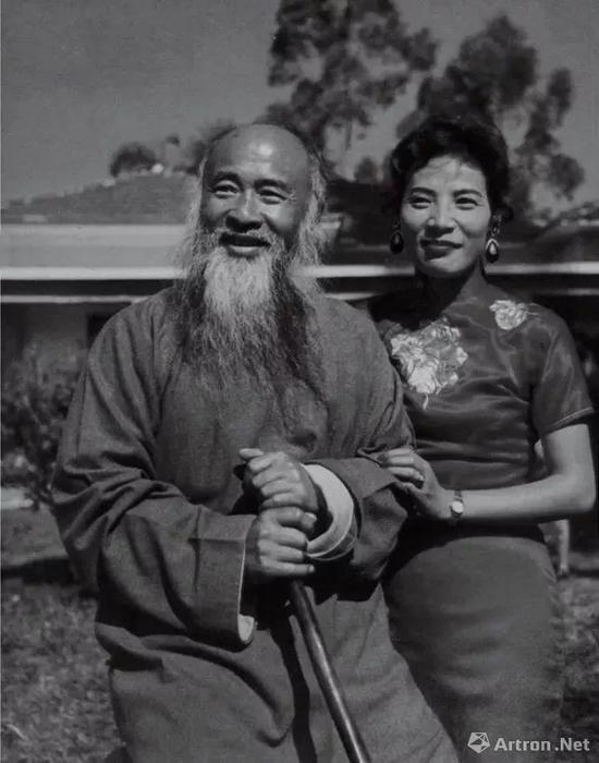 張大千與徐雯波