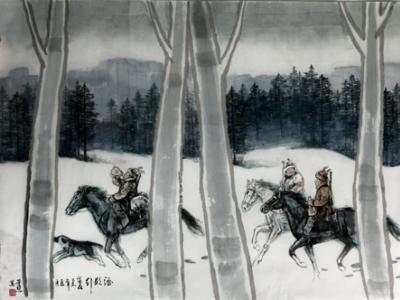 畫筆為生活而歌——淺析姜榮慧先生數幅人物畫作