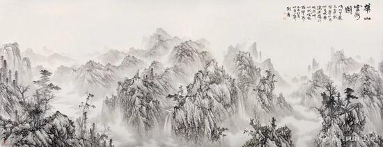 2 劉廣 2019年作 華山云海圖 鏡心 RMB 5,900,000-6,500,000