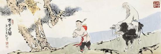 11 范曾 2010年作 老子出關 鏡心 RMB 1,200,000-1,500,000