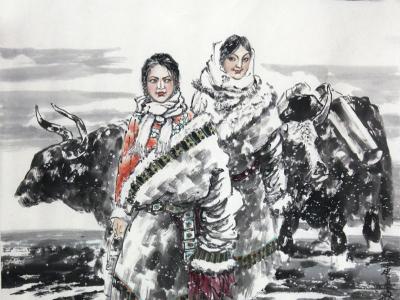 為時代立照 以筆墨留痕——毛志成先生畫作參展“成功美術館2019?名家書畫全國巡展”西寧展覽作品賞析