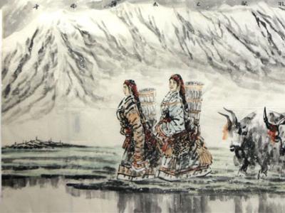 雪域景致 殊異人物——略談成功美術館館藏張衛平藏族人物風情繪畫