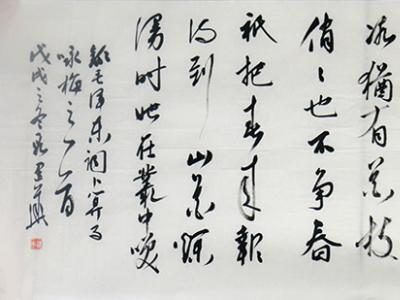 墨寫華章出風骨——段建華書作讀后感