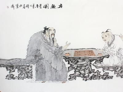 素雅墨寫千古意——黃金鐘人物畫作淺析