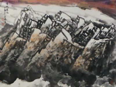 筆墨吞吐千秋雪  高山仰止彌覺高——再讀張文華先生“高原系列”山水畫作有感
