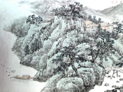 渴慕林泉 臥游暢神——賞讀成功美術館館藏吳山石畫作有感