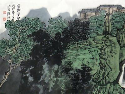 滿家“青綠”寫新風——讀成功美術館館藏滿維起先生有感