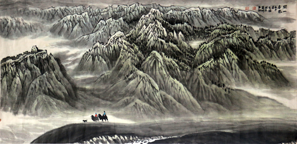 崢嶸關山  唐哉皇哉——郭文濤先生畫作賞讀