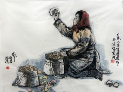 筆墨暢寫人文與自然——姜榮慧參展“墨飛色舞 盛世同慶·成功美術館‘喜迎國慶70周年書畫邀請展’”作品賞析