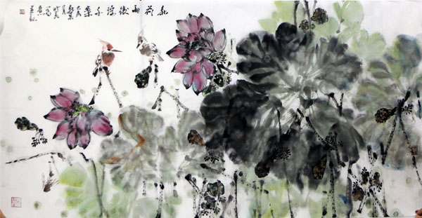酣暢淋漓 道蘊(yùn)畫(huà)理——淺談成功美術(shù)館館藏梁時(shí)民花鳥(niǎo)畫(huà)作及審美意義