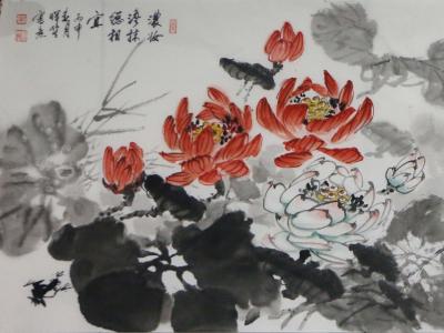 志趣高潔 荷色生香——淺議南惲笙荷花國畫作品的意韻境界
