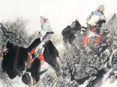 鞍馬駝情西域風——讀成功美術館館藏胡正偉先生作品有感