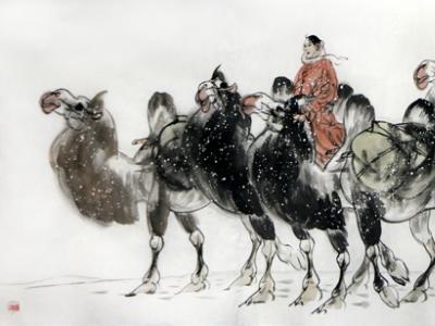 筆墨繪草原遼闊風情——劉寶玉國畫參展“成功美術館名家書畫全國巡展·西寧展”