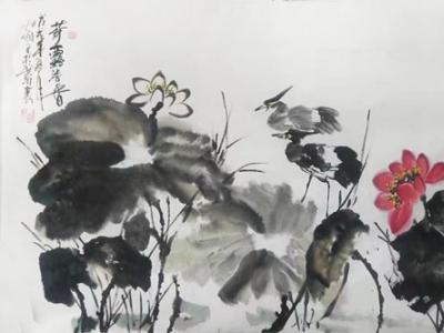 寫意水墨 荷露凝香——山湘子參展“成功美術館名家書畫全國巡展”西寧站作品賞析