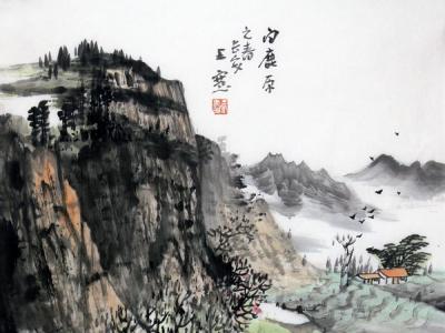 塞上風景別樣新——王寬山水畫賞析