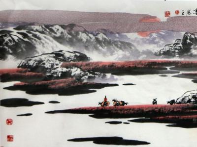 高原大美 生命贊歌——又讀白墨先生高原山水畫作“而知新”