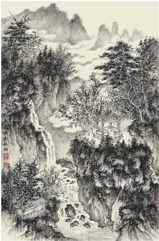 淺談中國山水畫創(chuàng)作的理念與原則