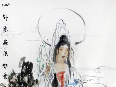 神形兼備有真趣 筆墨飄逸見功夫——李江人物畫參展“成功美術館名家書畫全國巡展·石家莊展”