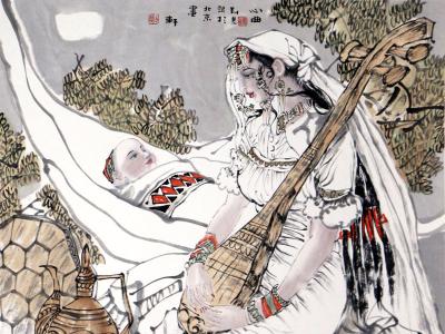 精致雅潔 風(fēng)情萬(wàn)種——淺談劉選讓先生人物畫(huà)作題材及意義