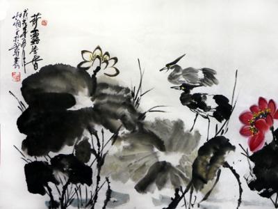 水墨荷花 逸趣自然——山湘子先生畫(huà)作參展“成功美術(shù)館名家書(shū)畫(huà)全國(guó)巡展”石家莊展