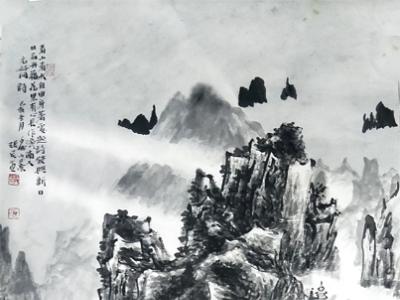 焦墨渾厚寫山水風骨——張民生山水畫入展成功美術館“庚子迎新春”全國名家書畫邀請展