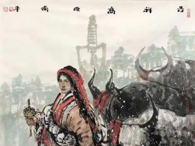 筆墨恣肆  情感悍烈——張衛平人物畫入展成功美術館“全國名家書畫庚子迎新春邀請展”