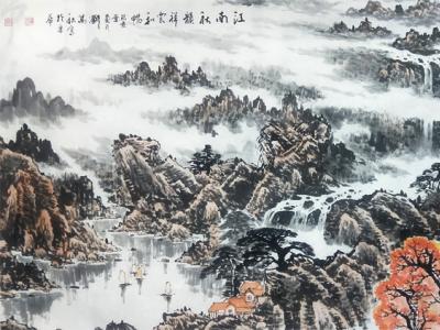 意境開闊 筆墨雄厚——劉萬秋畫作入展成功美術館“全國名家書畫庚子迎新春邀請展”