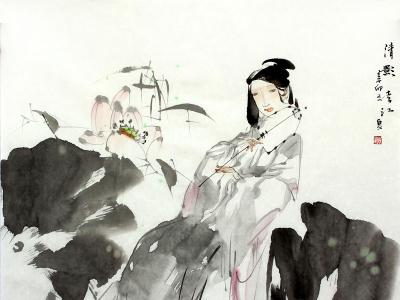 畫蘊詩意 風韻傳神——李江人物繪畫審美淺談