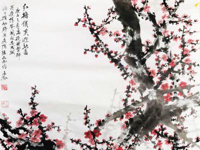 筆墨彰精神——賀未泓畫作入展“筆墨傳真情·丹青獻愛心”全國名家書畫展