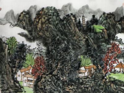 氣象廣博 墨韻精妙——王本杰山水畫入展“筆墨傳真情·丹青獻愛心”全國名家書畫展
