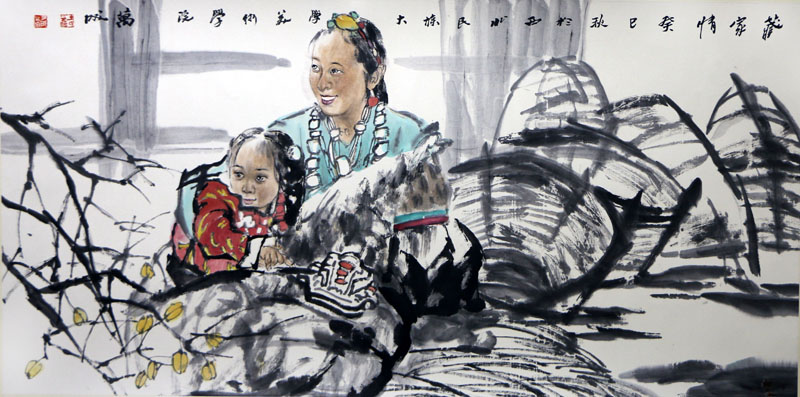 以神取象 以景寫人——淺談王萬成先生人物繪畫創作