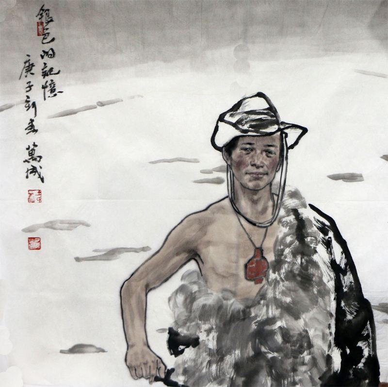 以神取象 以景寫人——淺談王萬成先生人物繪畫創作