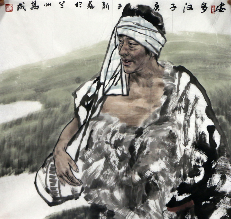 以神取象 以景寫人——淺談王萬成先生人物繪畫創作