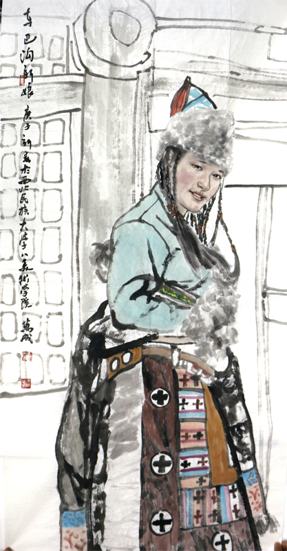 以神取象 以景寫人——淺談王萬成先生人物繪畫創作