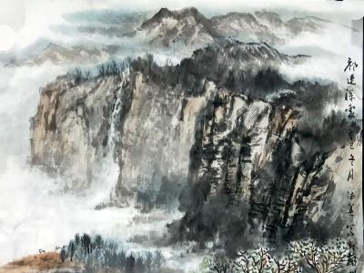 水墨恣意 隴山含情——孫德善先生參展“筆墨傳真情 丹青獻愛心”全國名家書畫展