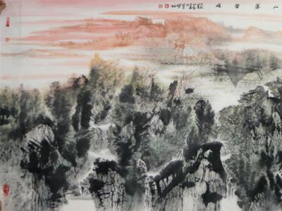墨象爽利 卓爾不群——淺談胡寶利先生山水繪畫的美學蘊藏