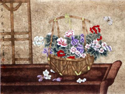墨韻盎然 畫品神妙——在王玉山工筆繪畫中品味插花的清雅意趣
